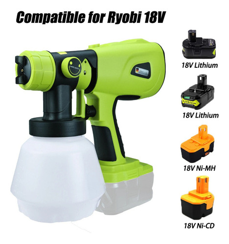 . . Pintura Portátil Eléctrica Inalámbrica For Ryobi