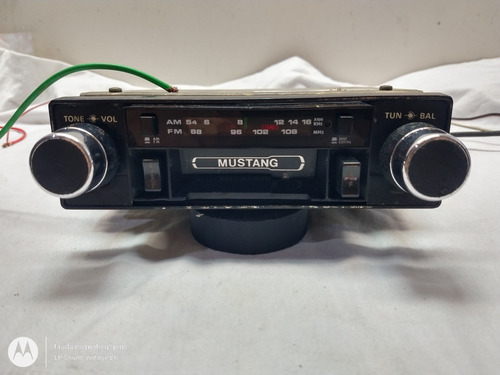 Auto Rádio Toca Fitas Mustang Mcr -4000 Léia O Anúncio (Usado)