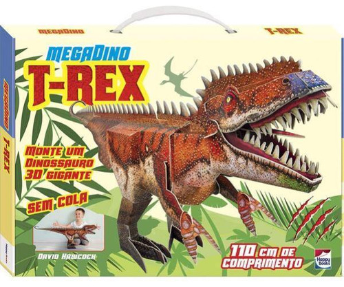 Megadino: T-rex, De Snake Sa. Editora Happy Books, Capa Mole Em Português