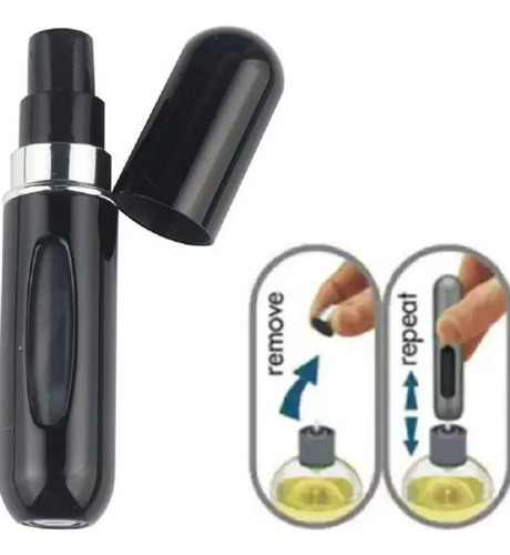 Perfumero Recargable 5 Ml Perfume Atomizador Viaje Portatil