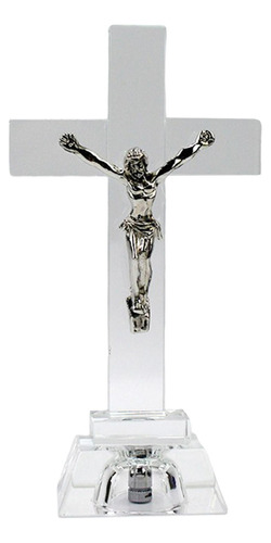 Crucifijo Jesucristo En De Cristal Miniatura Decoración