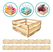 Comprar Kit Huacales De Madera Mdf 15x15 - Pack 30