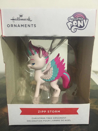 Ornamento De Hallmark Little Pony Zipp Storm De 7cm Adorno