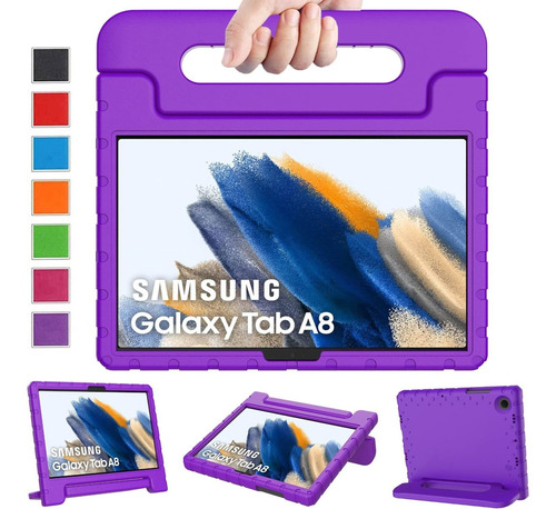 Funda Para Samsung Galaxy Tab A8 10.5 Sm-x200 X205 X207 Purp