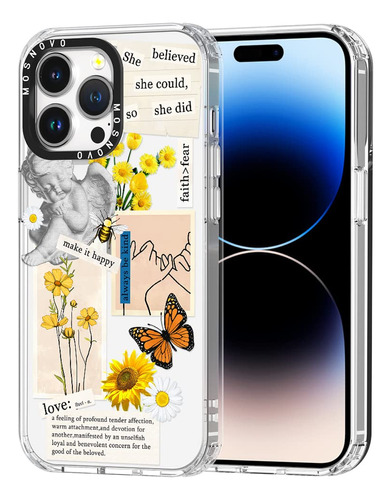 Funda Para iPhone 14 Pro Max Impacto Caida 6.6 Pie Tpu Mujer