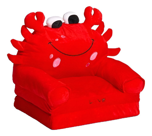 Sillón Colchón Plegable 2 Niveles Infantil 450 Love Rojo