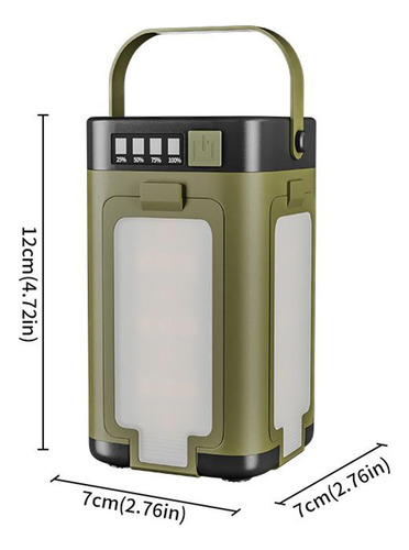 Luces De Campamento Lámparas Led Para Camping 4 Led Extensib