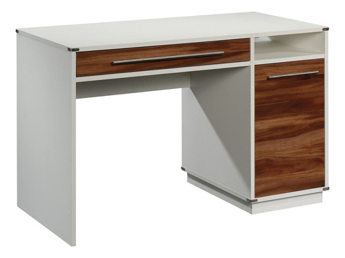 Sauder Vista Key Desk, L: 47.64 X W: 23.62 X H: 30.16, Acab. Color Acabado En Roble Perlado