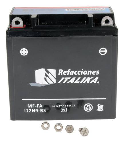 Bateria Mf-fa I12n9-bs Italika 150z 250z Atv 150 F06010055