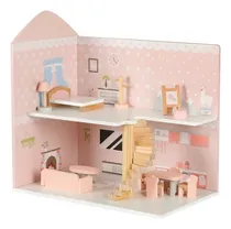 Comprar Casa De Muñecas De Madera Con Accesorios Casita Infantil