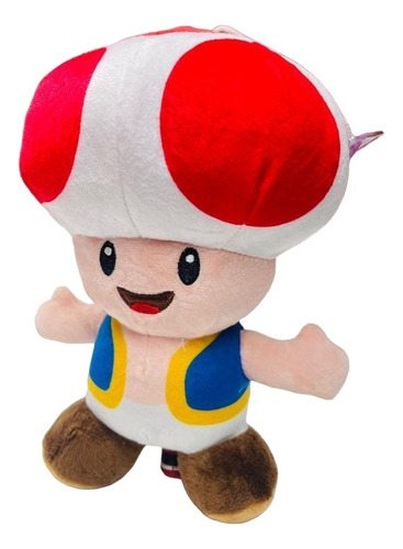 Peluche Toad Tierno Compañero De Aventura