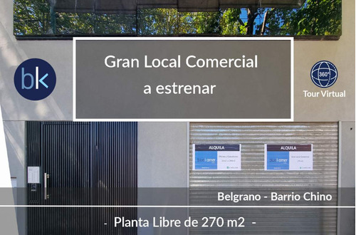 Imperdible Local Comercial En El Barrio Chino -  A Estrenar - Unico !!!