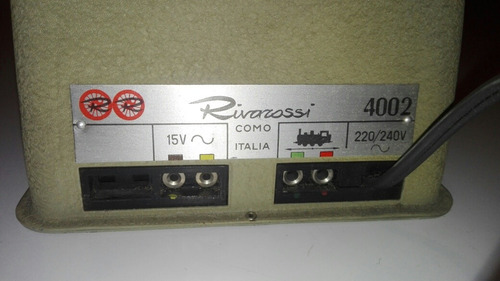 Transformador Controlador Trenes Años 60 Rivarossi (Usado)