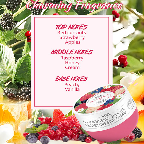 Ae Crema Corporal Hidratante Leche De Fresa