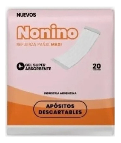 Nonino Aposito Refuerza Pañal Maxi X 120 U