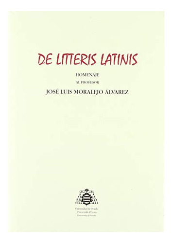 Libro De Litteris Latinis  De Autor