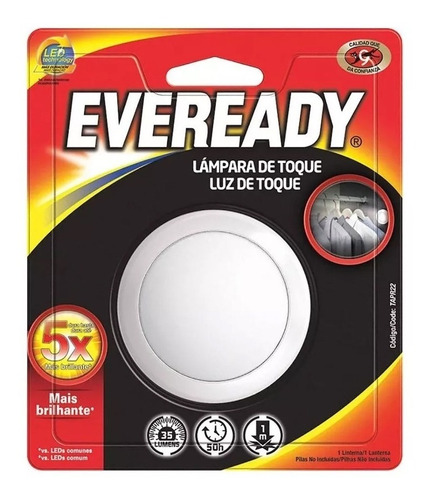 Lampara De Toque Led Everyready Luz Fria  Premium Compacta