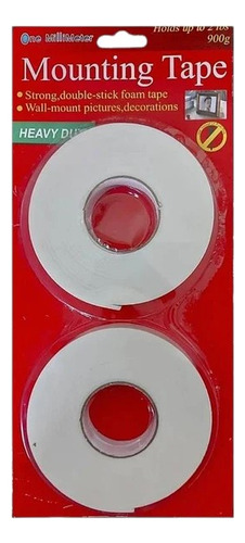 Cinta Doble Faz Contacto Montaje 4m X 18cm