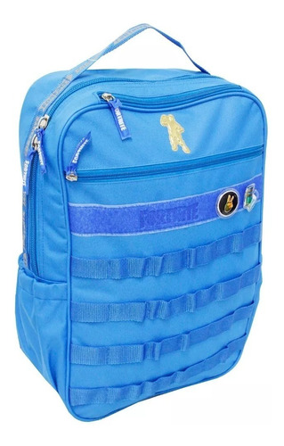 Mochila Escolar Epic Games Fornite Color Azul claro Diseño de la tela Liso