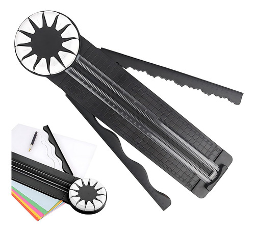 Cortador De Papel 12 En 1, Cortadora De Guillotina Con