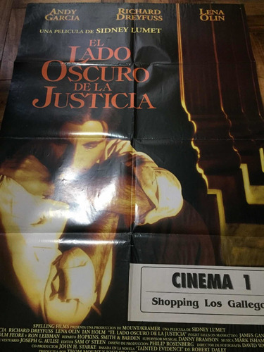 Poster El Lado Oscuro De La Justicia -andy Garcia Orig