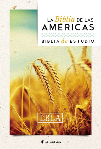 Biblia De Estudio De Las Americas Tapa Dura