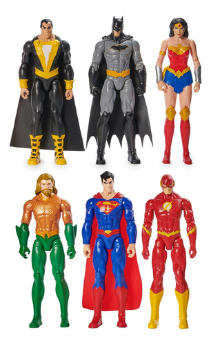 Dc Comics, Action Figures 6-pack, Aquaman, Superman, The Fla