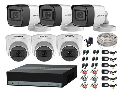 Kit 6 Cámaras De Seguridad Con Audio 2mp E-dvr Essd 480gb