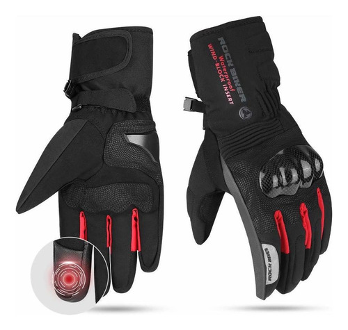 Guantes De Invierno Motocicleta Hombres Mujeres Guantes...