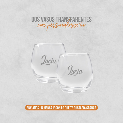 Experiencia Sheridan's + 2 Vasos Transparentes Grabados