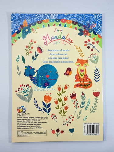 Super Mandalas Infantiles - Libro Para Colorear