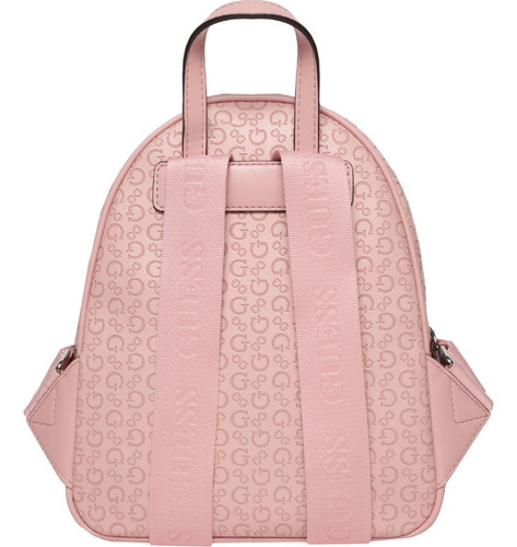 Mochila Guess Factory Bb928730-poe Acabado de los herrajes Níquel Color Rosa claro Correa de hombro Rosa claro Diseño de la tela Lisa