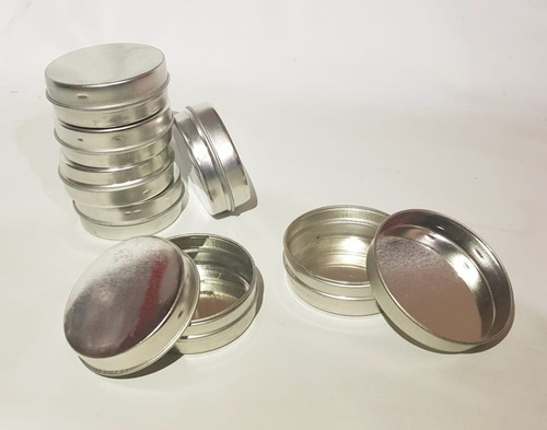 100 Latas Pastilleras De 5,8cm X 2.5cm. 100 Unidades Envase