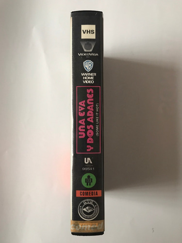 Vhs Una Eva Y Dos Adanes Some Like It Hot Marilyn Monroe (Usado)