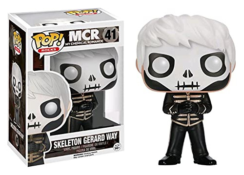 Funko Pop Rocks Mcr Skeleton Gerard Way, Exclusivo De Hot To