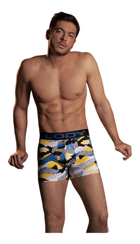 Boxer Lody Men Pack X3 Estampas Surtidas De Algodón Y Lycra