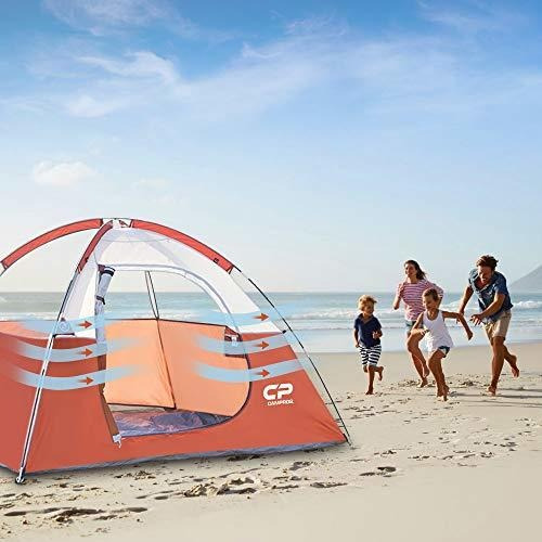 Campros Tent-3-person-camping-carpas, Carpa Para Mochileros
