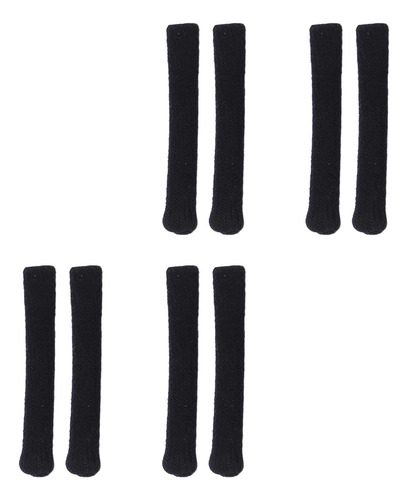 4 Pares De Retenedores De Funda Con Punta De Para Negro