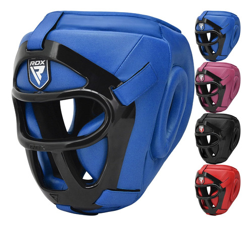 Casco Para Artes Marciales Rdx Hgr-t1b-l, Azul, L