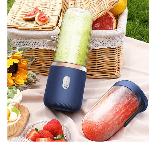 Licuadora Portátil, Mezcladora De Frutas Usb Con Botella De