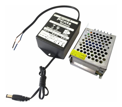 Imagem 5 de 6 de Fonte Blindada 12v 3a Fio Ac Plug P4 Uso Geral Prova D'água