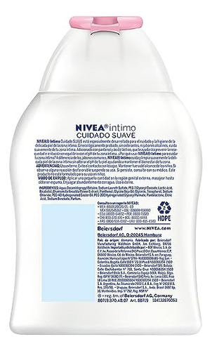 Jabón Íntimo Líquido Nivea Cuidado Suave 250ml
