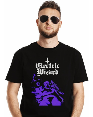 Polera Electric Wizard Legalise Drugs And Murder Rock Impres