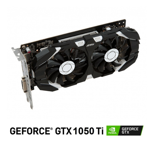 Imagen 5 de 6 de Tarjeta De Video Msi Geforce Gtx 1050 Ti 4gt Oc 4gb Gddr5