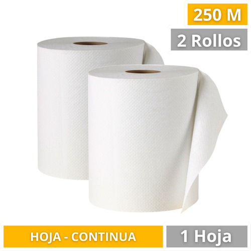 Toalla Nov Industrial De Papel Continua Alba Hogar 250m Jumb