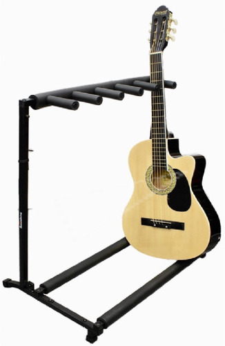 Base Stand Para 5 Guitarras, Soundking Dg036.5 Negro