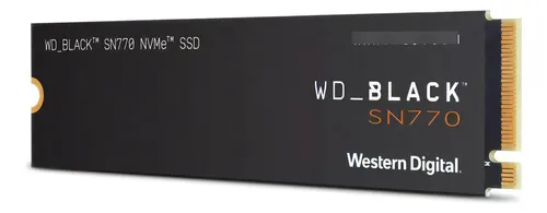 Disco sólido SSD 500 gb Wd Black Sn770 M.2 2280 Pcie Nvme Wds500G3x0e lee 5000 mb y escribe 4000 mb