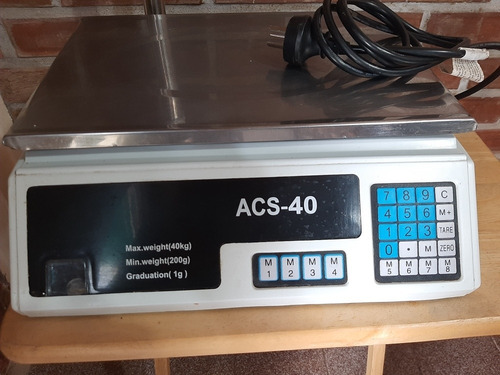 Balanza Comercial Digital Acs-40
