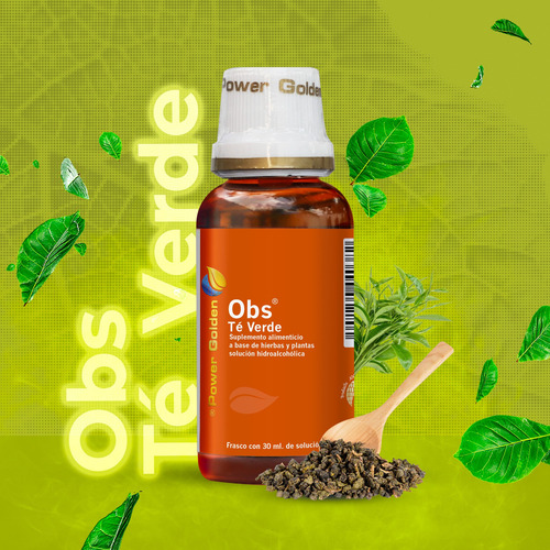 Obs Té Verde Power Golden Microdosis 30ml 2 Unidades Sabor N/a