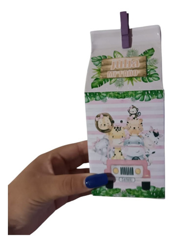 Caja Milk Box Animalito De La Selva X 30